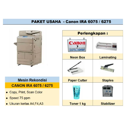 Paket Usaha Canon IRA 6075 6275